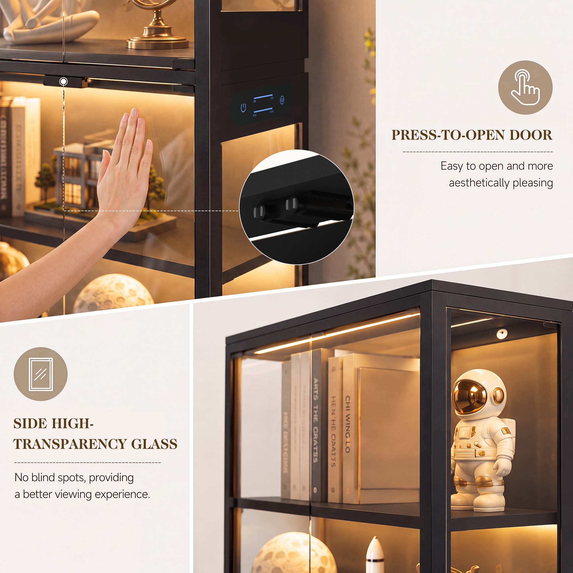 TCGBKAF 5 Katmanlı Cam Kapılı  - Home Office Gadgets incelemesi ve fiyatı