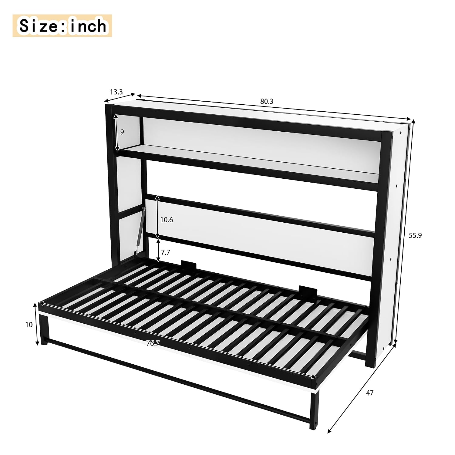 İkiz Murphy Yatak Duvara Monte - Home Office Guest Room incelemesi ve fiyatı