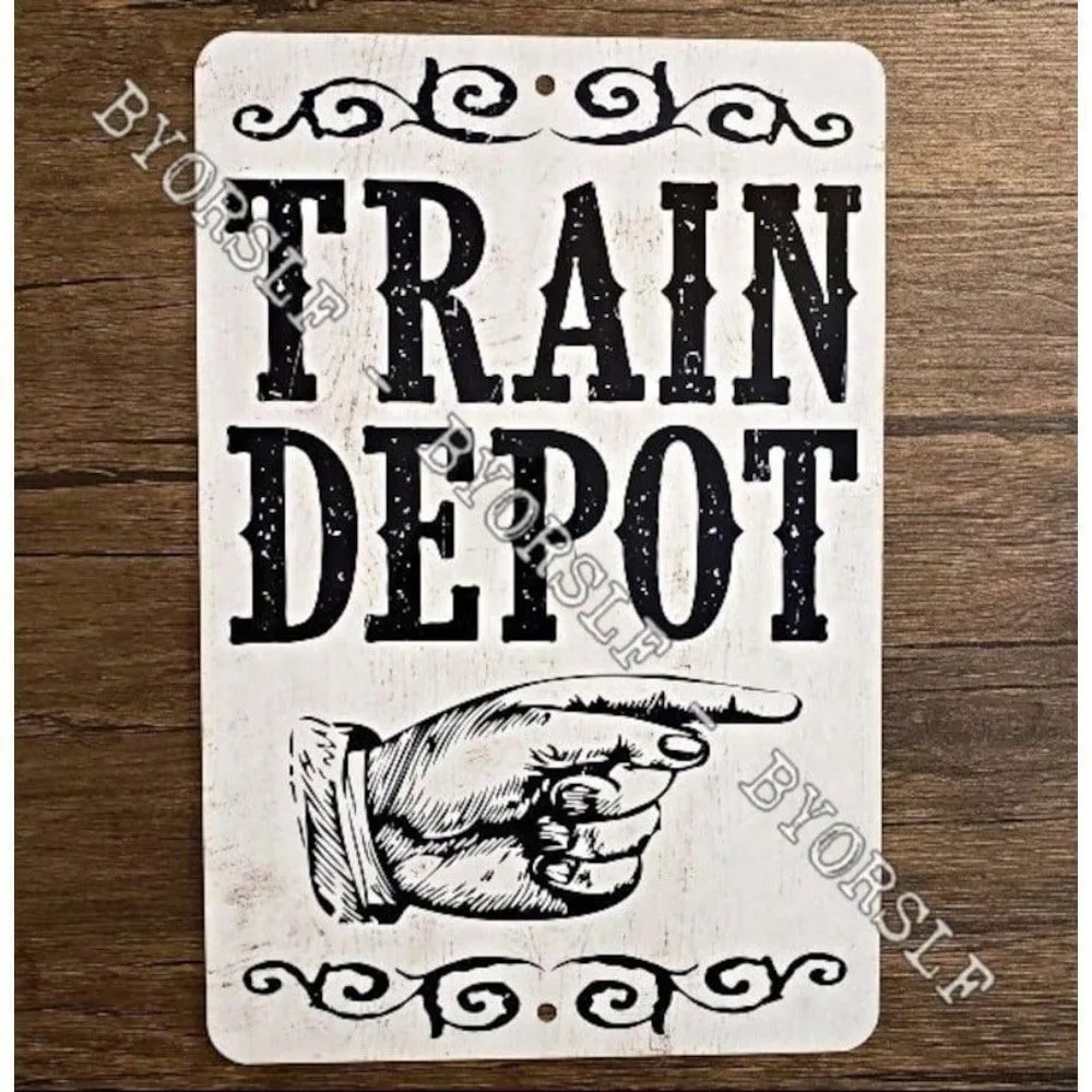 Vintage Retro Tren Deposu Alüm - Home Office Depot incelemesi ve fiyatı