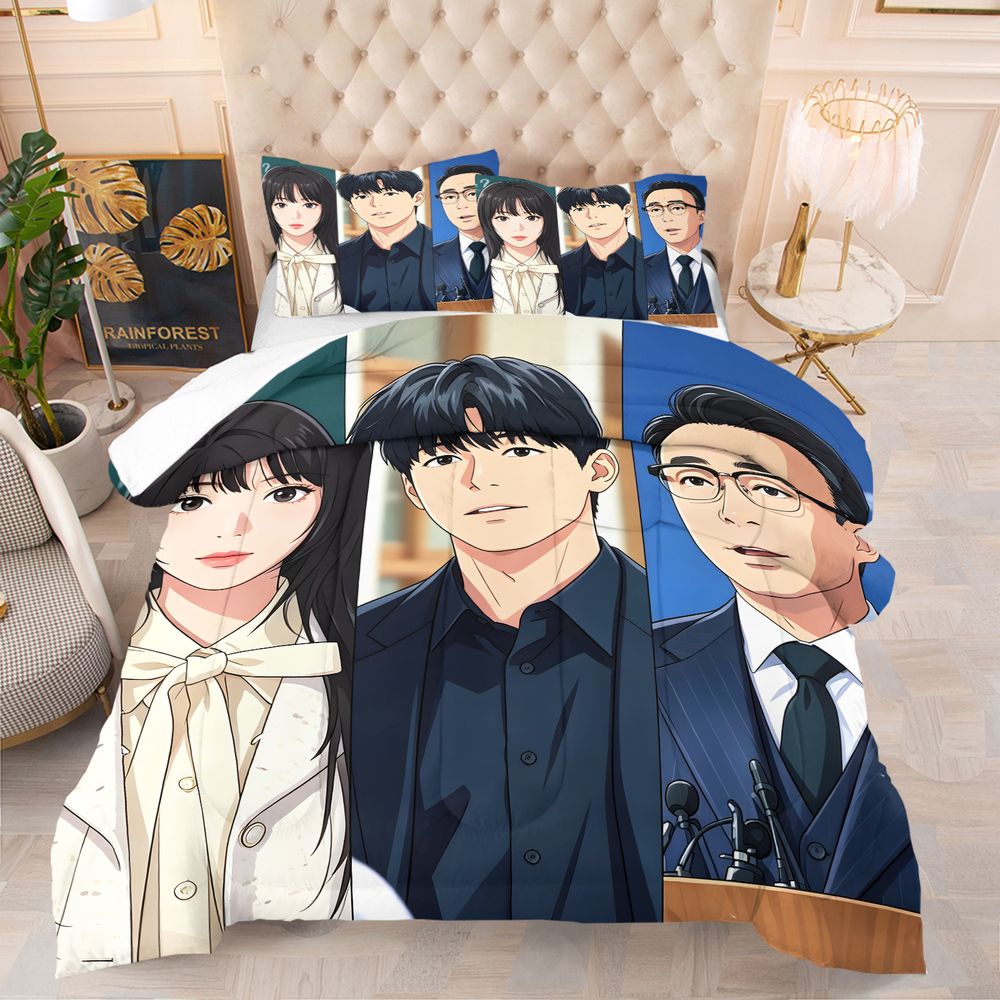 Kore Ofis Üçlü Karikatür Baskı - Home Office Guest Room incelemesi ve fiyatı