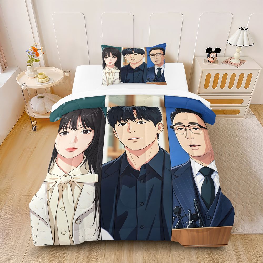 Kore Ofis Üçlü Karikatür Baskı - Home Office Guest Room incelemesi ve fiyatı