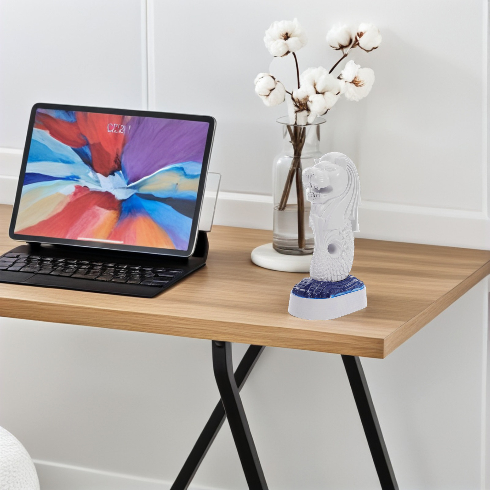 Singapur Merlion Masaüstü Deko - Home Office Singapore incelemesi ve fiyatı